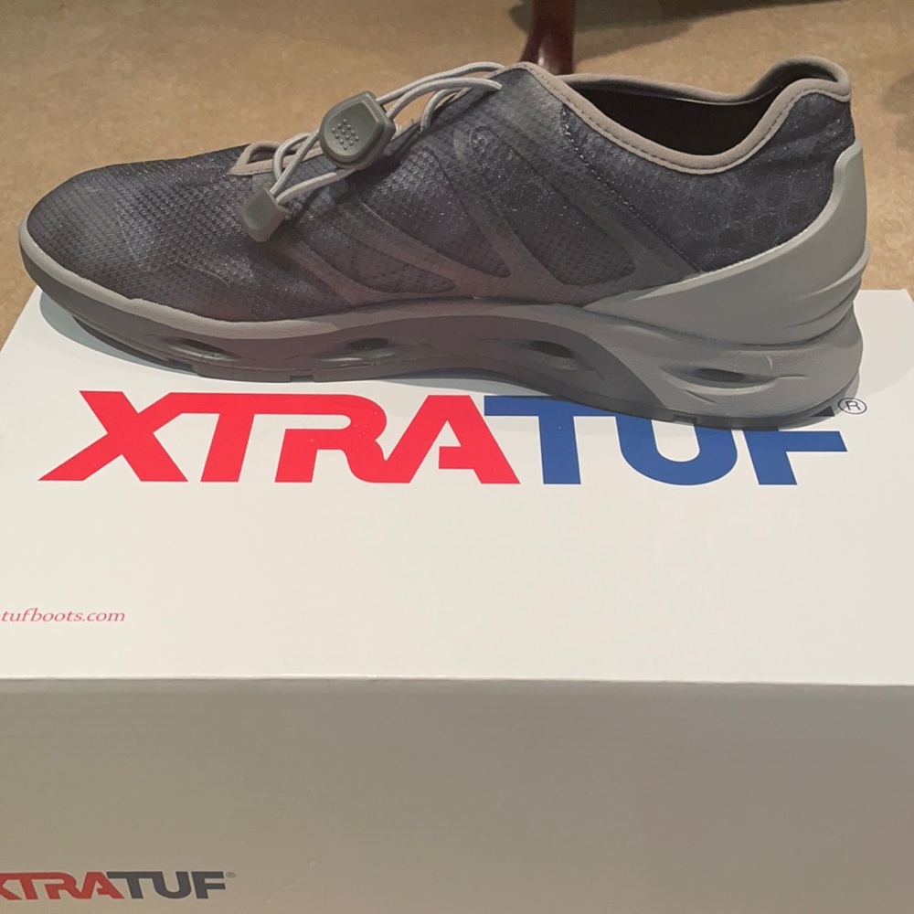 Men’s XtraTuf sport shoes .. 100% drainable new in box